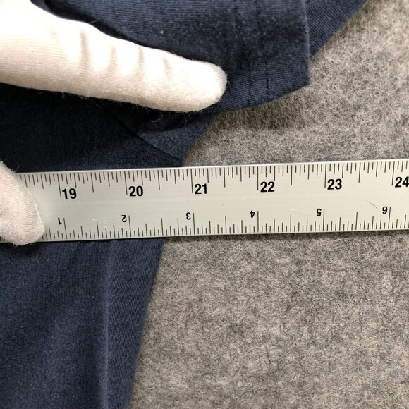 Banana Republic Indian Sea Map T Shirt Mens M Dark Harbor Gray Short Sleeve - Picture 7 of 8